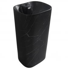 Раковина моноблок MIXXUS PREMIUM DIVERSE-1102 MARBLE 460х380х840mm з отвором під змішувач і пер