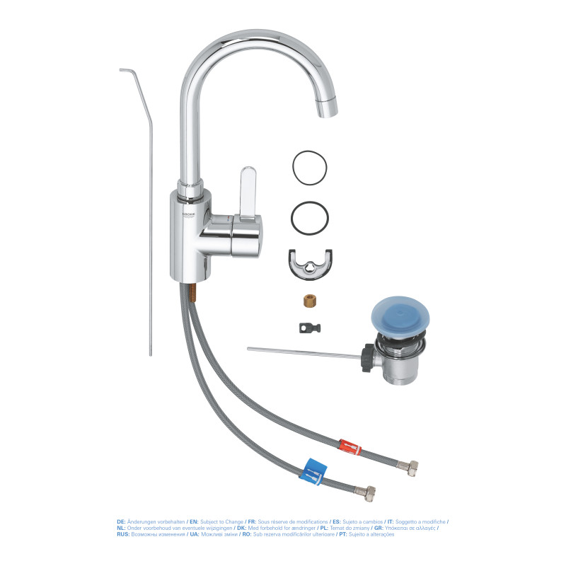 Смеситель для раковины L-размера Grohe Eurosmart Cosmopolitan