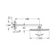 Верхний душ с настенным кронштейном Grohe Rainshower Allure