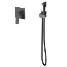 Смеситель для гігієнічного душу Mixxus Premium MONE 002 INNER Graphite вбудований з лійкою (MI6