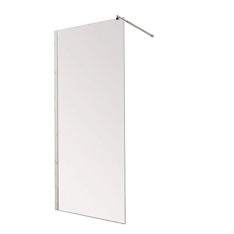 Душова перегородка Mixxus Premium FLAT SP01-120x200-TR Chrome Walk-In прозоре скло 8мм (MI685)