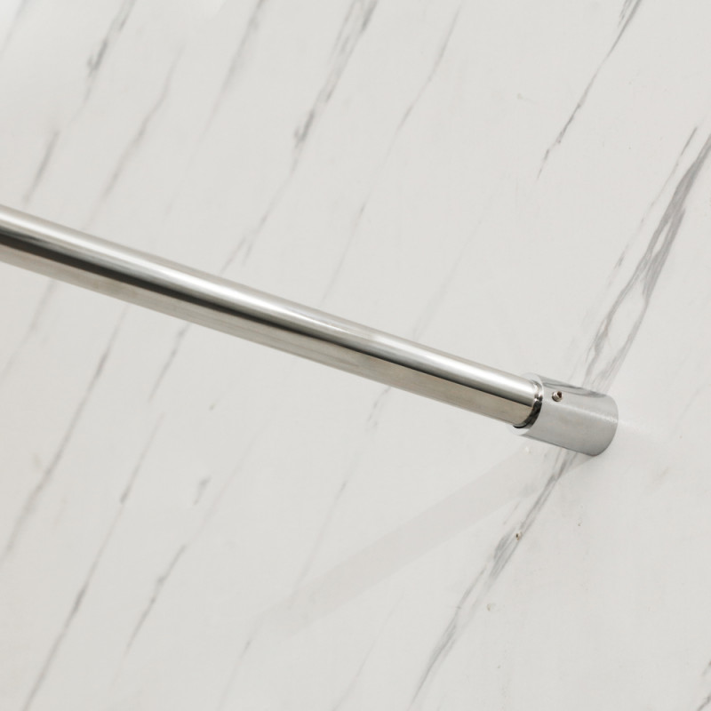 Душова перегородка Mixxus Premium FLAT SP01-120x200-TR Chrome Walk-In прозоре скло 8мм (MI685)