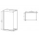 Душова перегородка Mixxus Premium FLAT SP01-120x200-TR Chrome Walk-In прозоре скло 8мм (MI685)