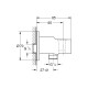 Подключение для душевого шланга Grohe Tempesta