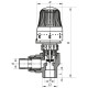 Кран термостатический с термоголовкой угловой 25x3/4 PPR Koer K0154.PRO