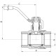 Кран шаровый Koer 1 1/2" ГГР (KR.214)