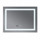 Дзеркало Mixxus WARM MR02-90x70 з LED Touch, Anti-fog, димером, регулюванням яскравості, годинником