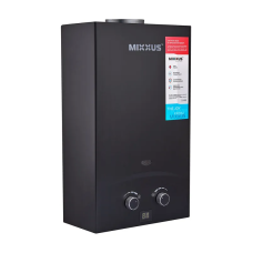 Газовая колонка MIXXUS GWH-0210 BASIC BLACK дымоходная 10 л/мин (цвет черный)