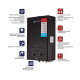 Газовая колонка MIXXUS GWH-0210 BASIC BLACK дымоходная 10 л/мин (цвет черный)