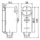 Термостат механический накладной Koer KR.1351 (0…+90*C)