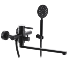 Змішувач для ванни з нерж. сталі SUS304 Mixxus SUS-006 (Euro) Чорний