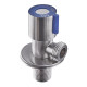 Кран для підключення сантехприладів Mixxus VAL-01-1/2x1/2 з нерж.ст. SUS304 (синій)