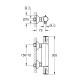 Термостат для душа Grohe Grohtherm 800