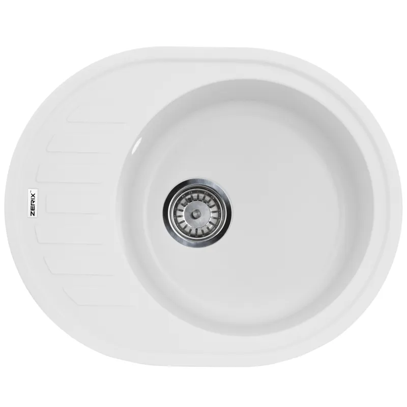 Мийка кухонна Zerix ZS-6250R-01 Біла