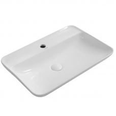 Раковина накладна Mixxus Premium BEVEL-0203 600х405х120мм з отвором під змішувач
