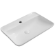 Раковина накладная Mixxus Premium BEVEL-0203 600х405х120mm с отверстием под смеситель