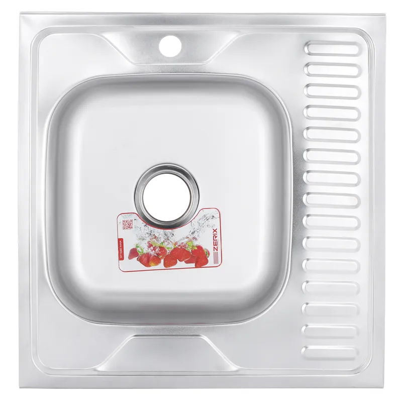 Мойка кухонная Zerix Z6060L-04-160E (Satin)