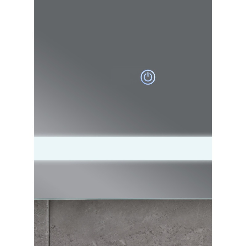 Дзеркало Mixxus TWEE MR09-50x80-REVERSE з LED Touch, Anti-fog, димером, регулюванням яскравості (MI6930)