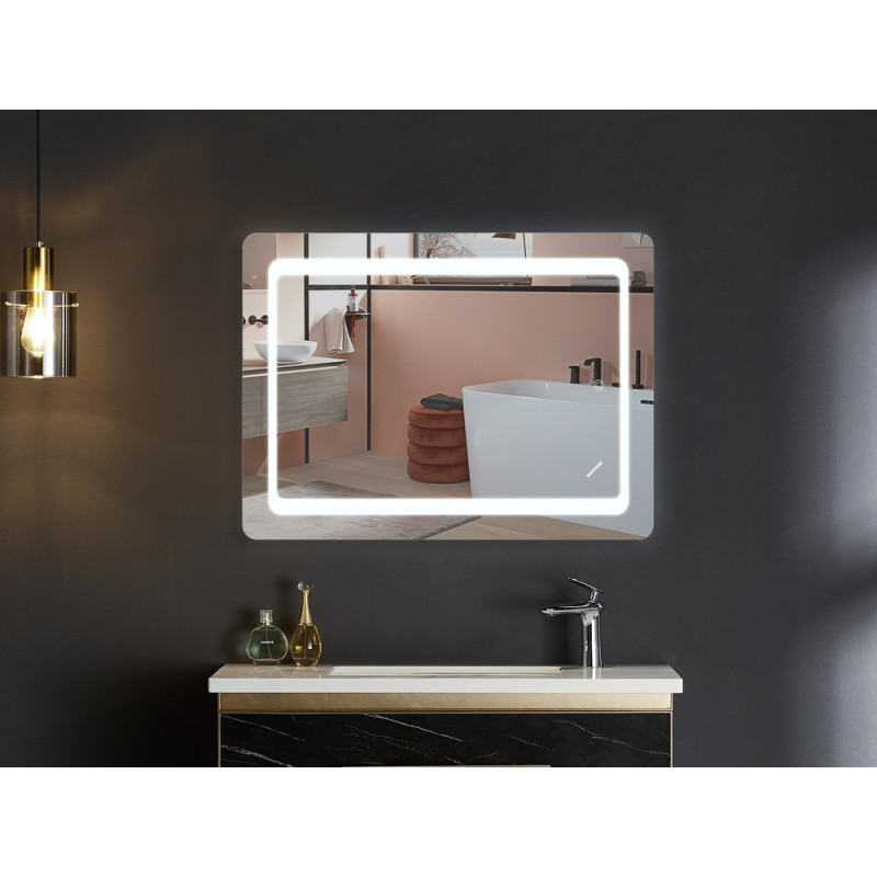 Дзеркало Mixxus TWEE MR09-50x80-REVERSE з LED Touch, Anti-fog, димером, регулюванням яскравості (MI6930)