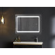 Дзеркало Mixxus TWEE MR09-50x80-REVERSE з LED Touch, Anti-fog, димером, регулюванням яскравості (MI6930)