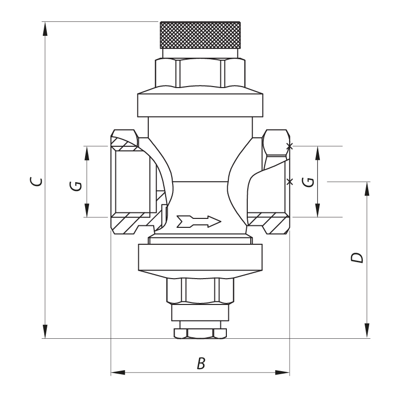 Редуктор тиску Koer KR.1252 1/2”