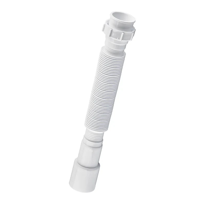 Гофротруба з'єднувальна Zerix GN-01-A з накидною гайкою 1 1/2" (310-650 мм)