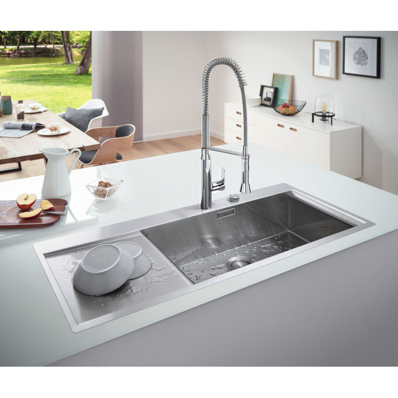 Мойка кухонная Grohe EX Sink K1000 (Двойная крыло слева)