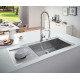 Мойка кухонная Grohe EX Sink K1000 (Двойная крыло слева)