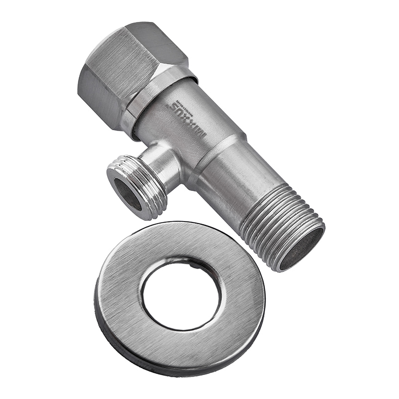 Кран для подключения сантехприборов Mixxus VAL-06-1/2x1/2 с нерж.ст.SUS304