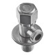 Кран для подключения сантехприборов Mixxus VAL-06-1/2x1/2 с нерж.ст.SUS304