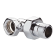 Сгон американка (хром) 1" угловой Koer KR.342.chr