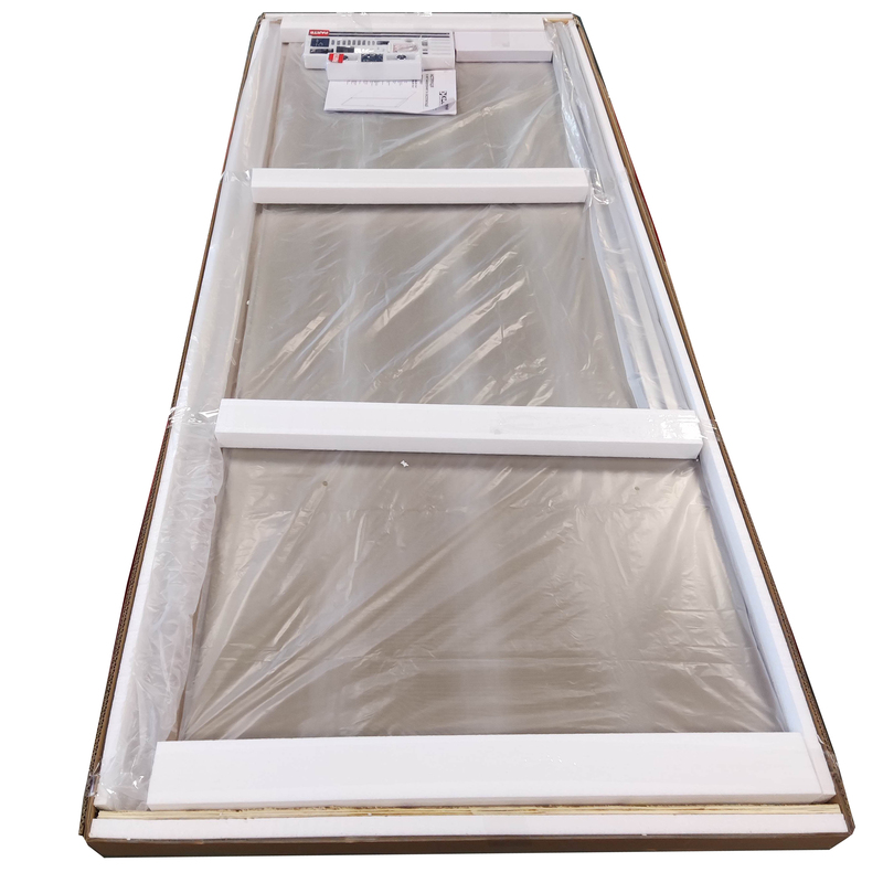 Двері в нішу Koer SR SD02-140x200-TR-01 прозоре скло Easy Clean 8мм, хром