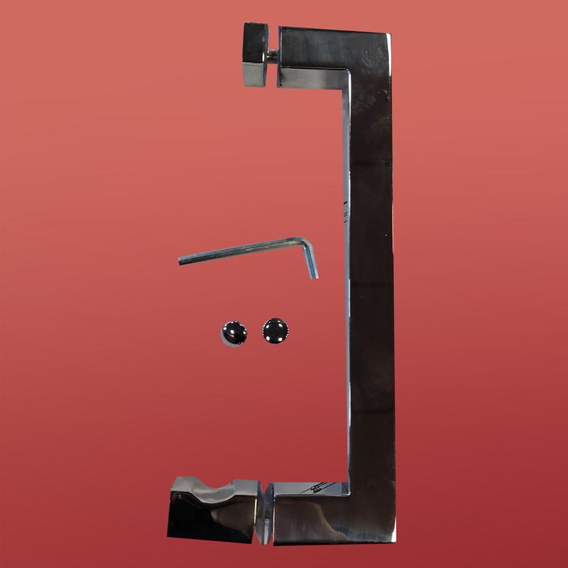 Двері в нішу Koer SR SD02-140x200-TR-01 прозоре скло Easy Clean 8мм, хром