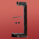 Двері в нішу Koer SR SD02-140x200-TR-01 прозоре скло Easy Clean 8мм, хром