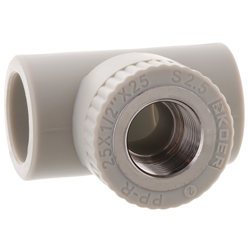 Тройник ВР 25x1/2F PPR Koer K0104.PRO