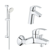 Набор смесителей для ванны 3в1 с New Tempesta 100 Grohe Eurosmart 123246MOL