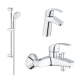 Набор смесителей для ванны 3в1 с New Tempesta 100 Grohe Eurosmart 123246MOL