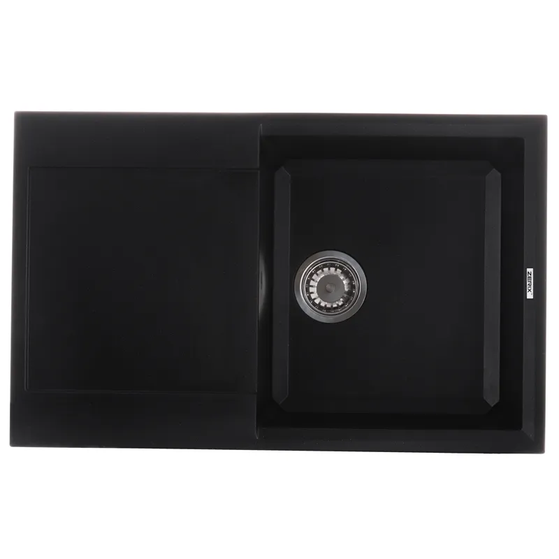 Мийка кухонна Zerix ZS-7950S-14 Чорний металік