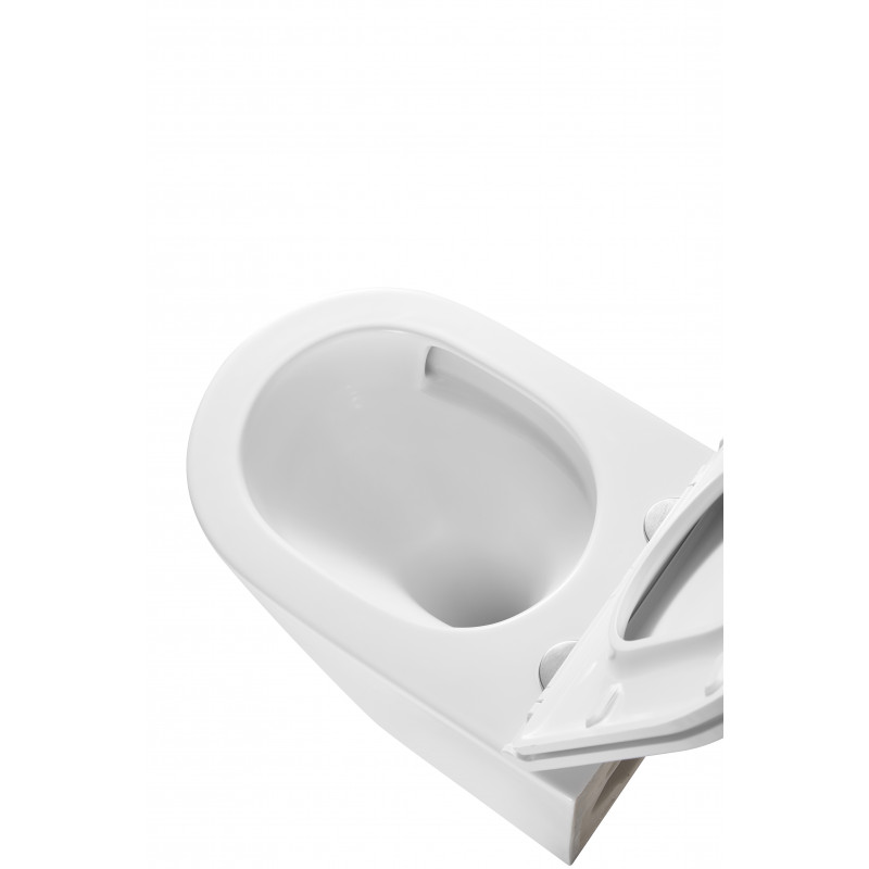 Унітаз підвісний Mixxus Premium Bevel-0301-T3 515x355x365мм, система змиву Tornado 3.0