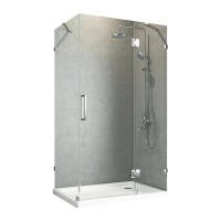 Боковая стенка для кабины Koer SR SW04-90x200-TR-01 прозрачное стекло Easy Clean 10мм, хром (KR5390