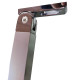 Бічна стінка для кабіни Koer SR SW04-90x200-TR-01 прозоре скло Easy Clean 10мм, хром (KR5390)