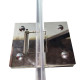 Бічна стінка для кабіни Koer SR SW04-90x200-TR-01 прозоре скло Easy Clean 10мм, хром (KR5390)
