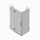 Бічна стінка для кабіни Koer SR SW04-90x200-TR-01 прозоре скло Easy Clean 10мм, хром (KR5390)