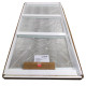 Бічна стінка для кабіни Koer SR SW04-90x200-TR-01 прозоре скло Easy Clean 10мм, хром (KR5390)