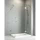 Бічна стінка для кабіни Koer SR SW04-90x200-TR-01 прозоре скло Easy Clean 10мм, хром (KR5390)