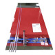 Бічна стінка для кабіни Koer SR SW04-90x200-TR-01 прозоре скло Easy Clean 10мм, хром (KR5390)