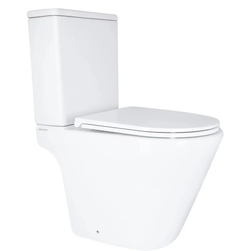 Унітаз-компакт Mixxus BEVEL-0405-R 605х370х800mm, система змиву RIMLESS
