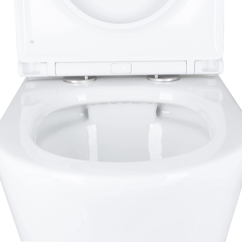 Унітаз-компакт Mixxus BEVEL-0405-R 605х370х800mm, система змиву RIMLESS