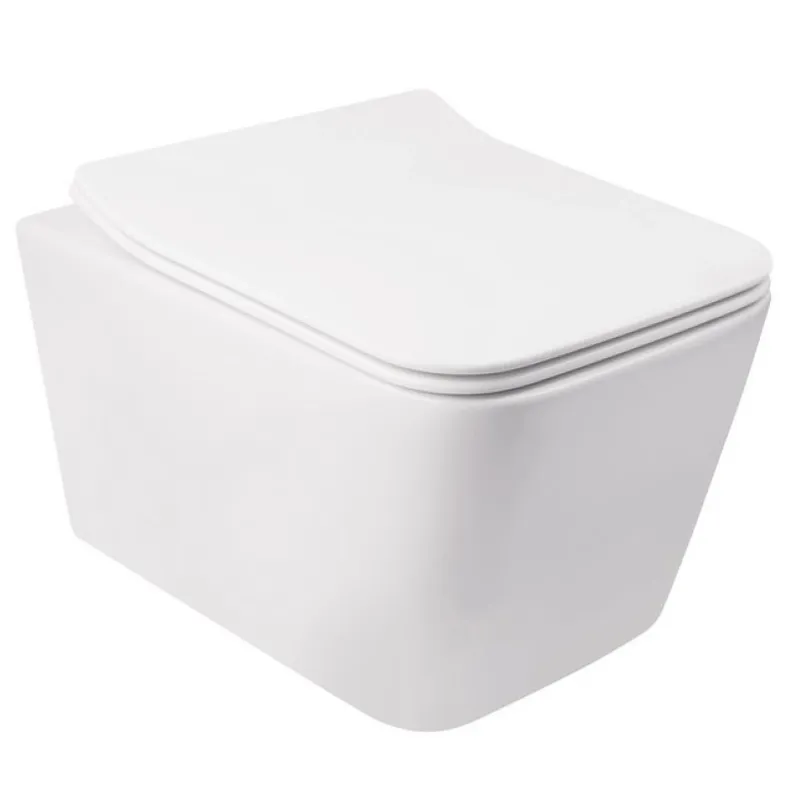 Підвісний унітаз Mixxus QUADRO-0304-R 520x360x365мм, система змиву RIMLESS