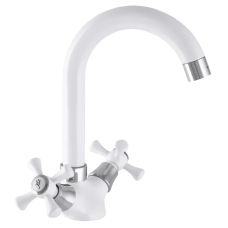Кухонний змішувач білий Mixxus Omega 275